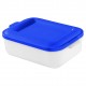 Vorratsdose Brot-Box, blau/milchig-transparent